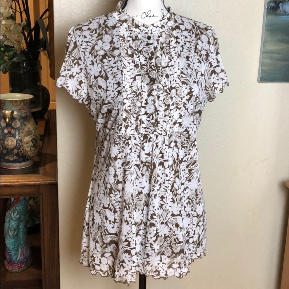 Liz Claiborne Floral Print Blouse